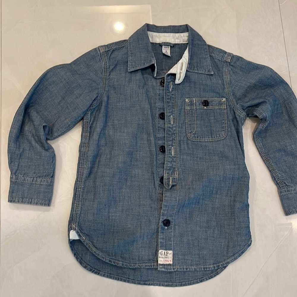 Girls chambray shirt